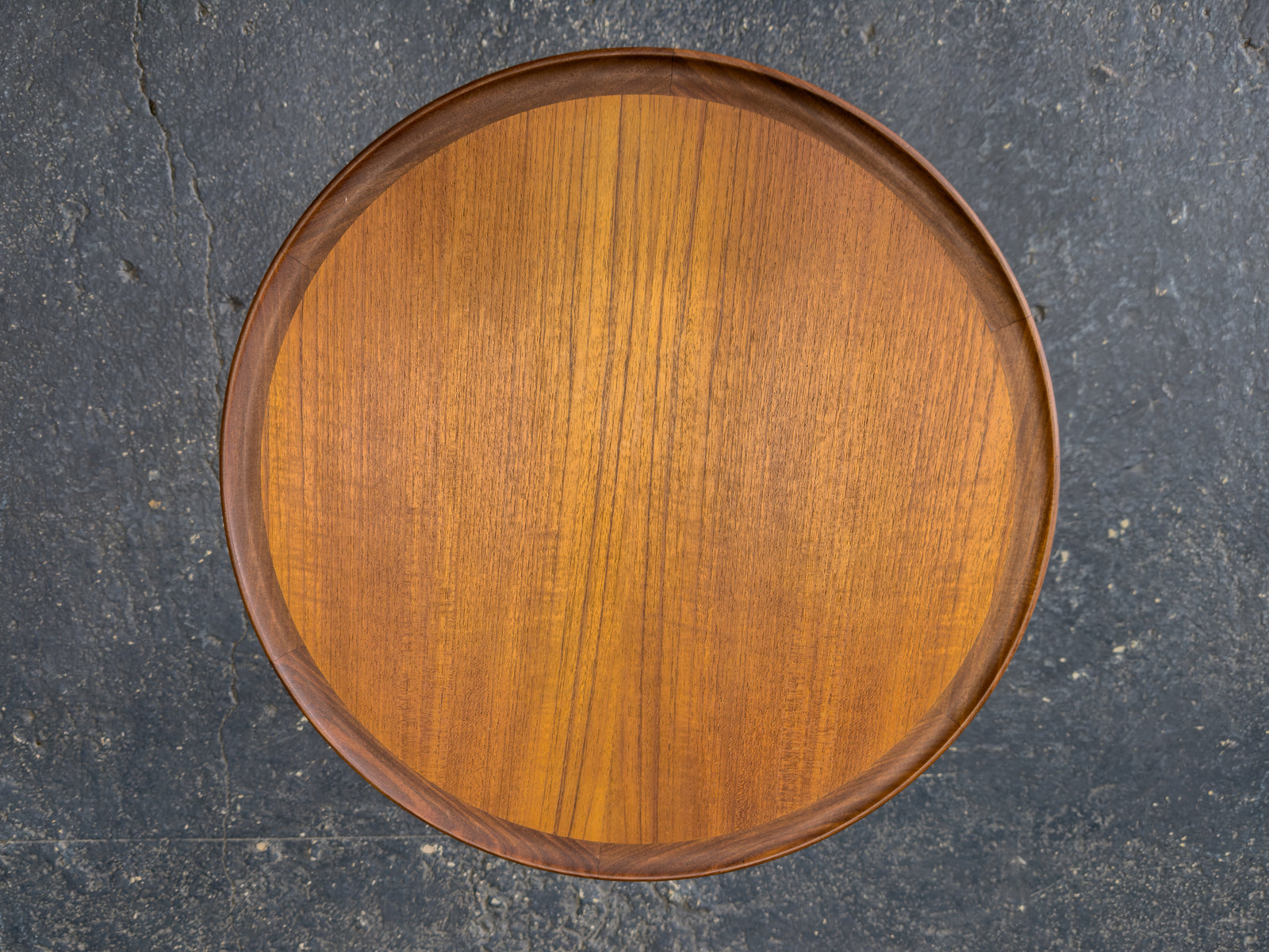 Small Round Teak Side Table