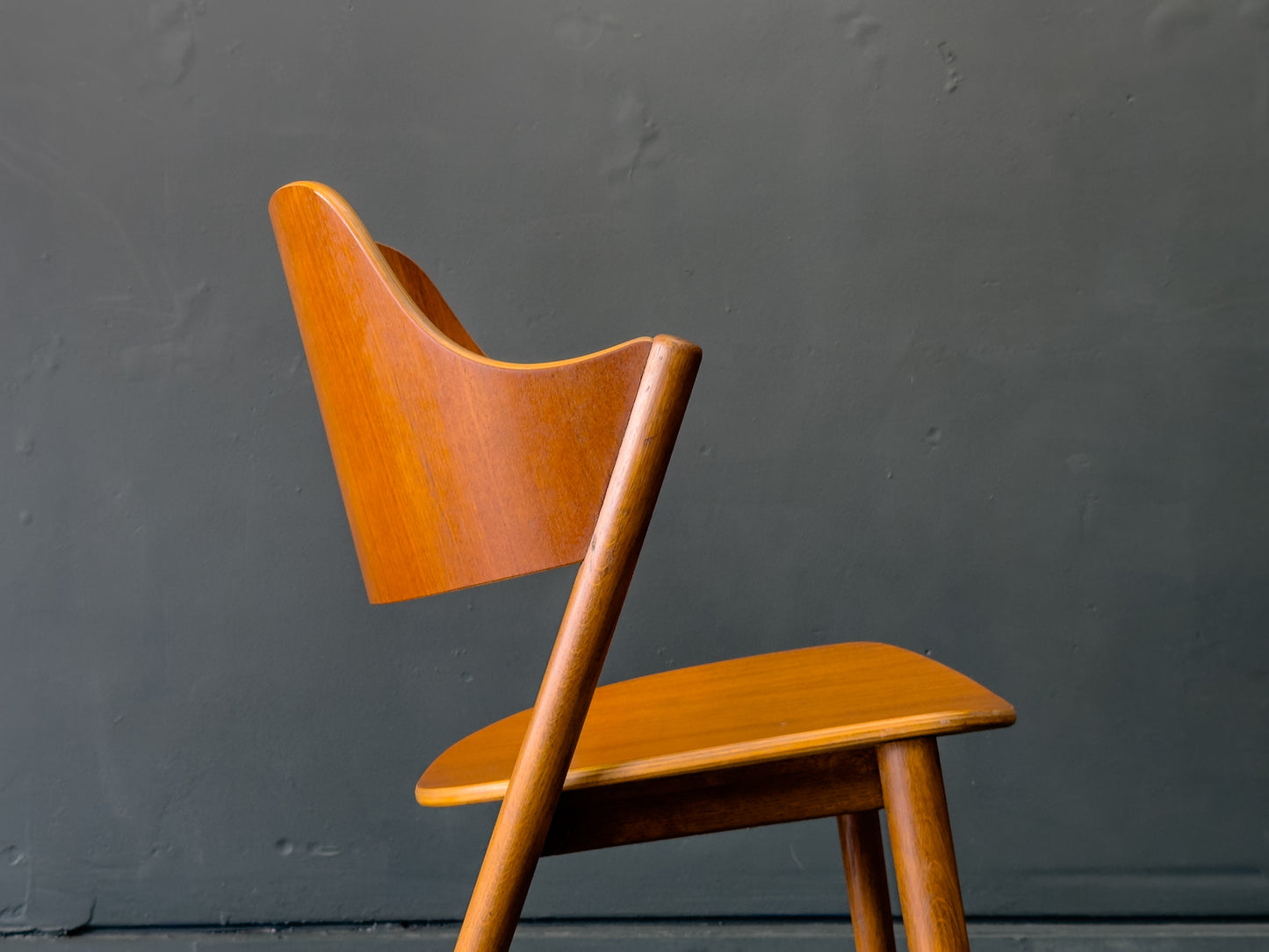 Jens Hjorth Curved Wood Chair