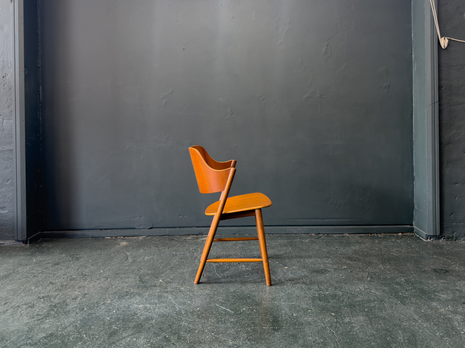 Jens Hjorth Curved Wood Chair