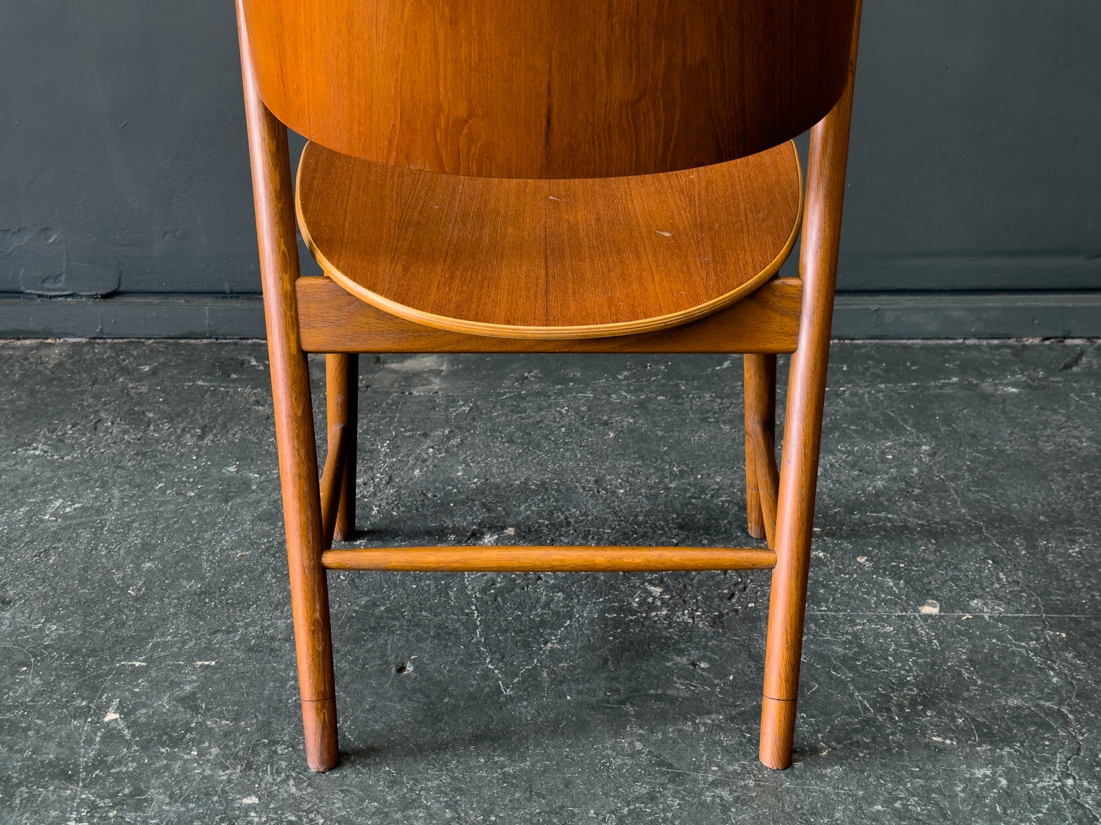 Jens Hjorth Curved Wood Chair
