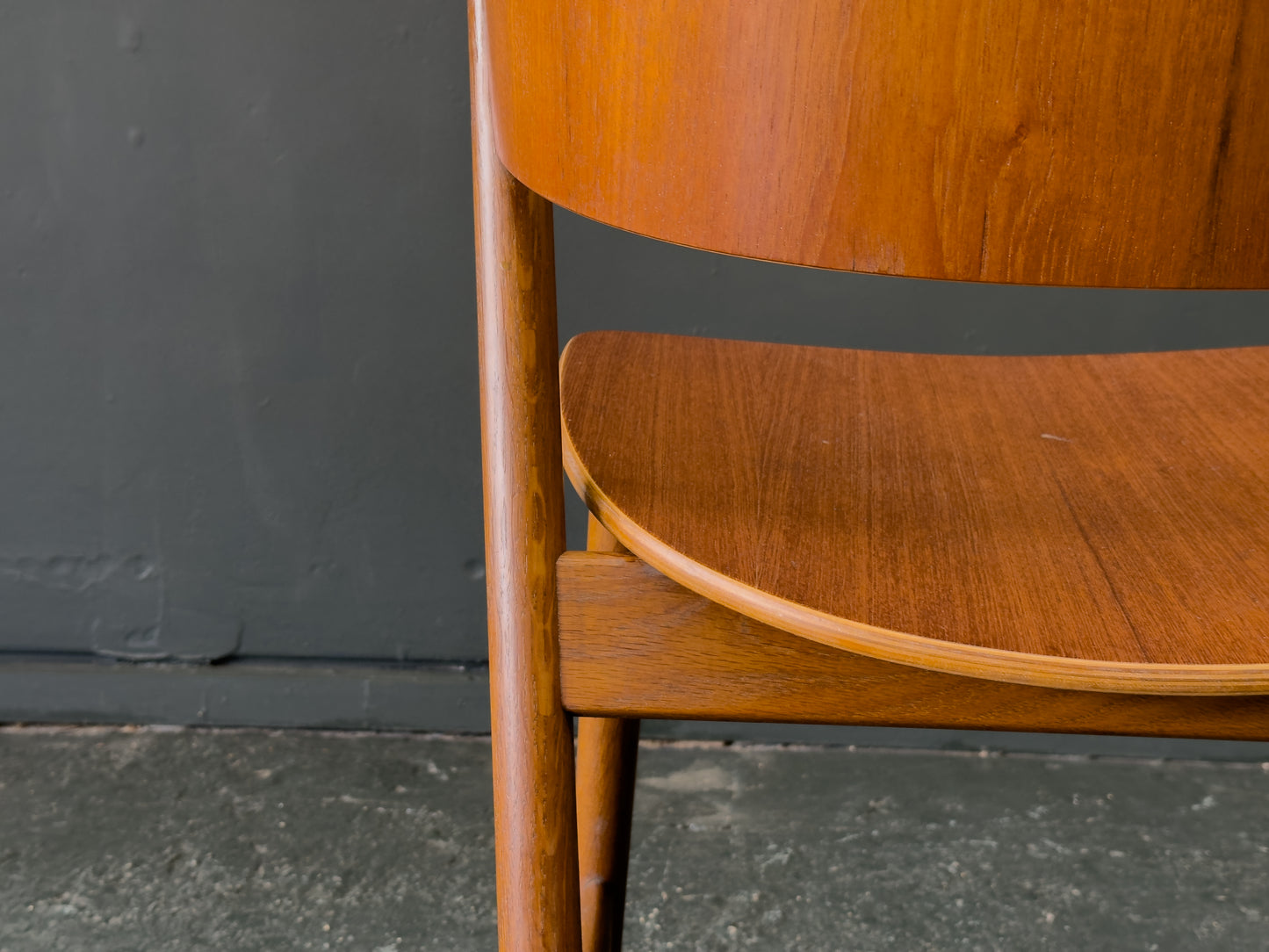 Jens Hjorth Curved Wood Chair