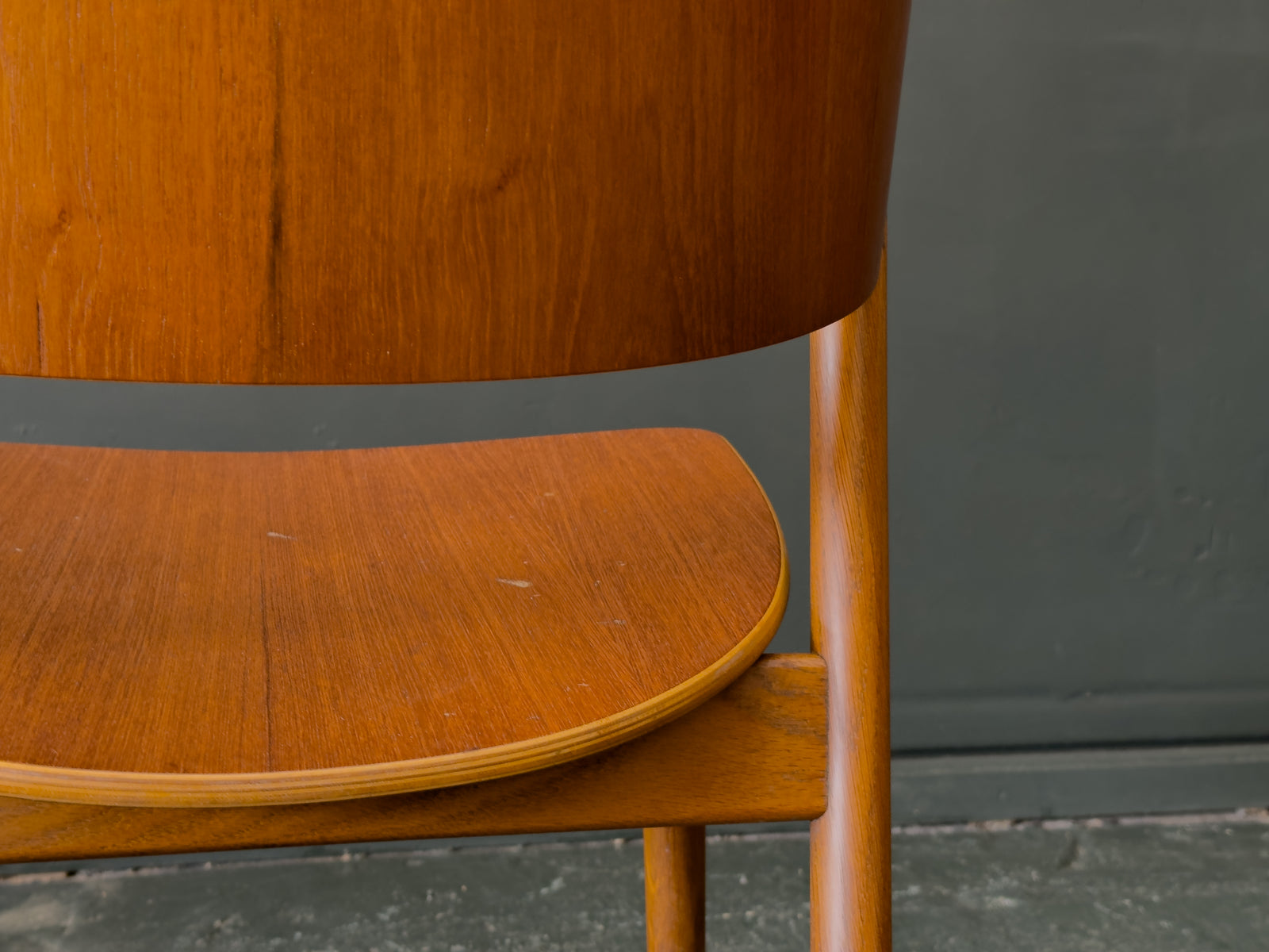 Jens Hjorth Curved Wood Chair