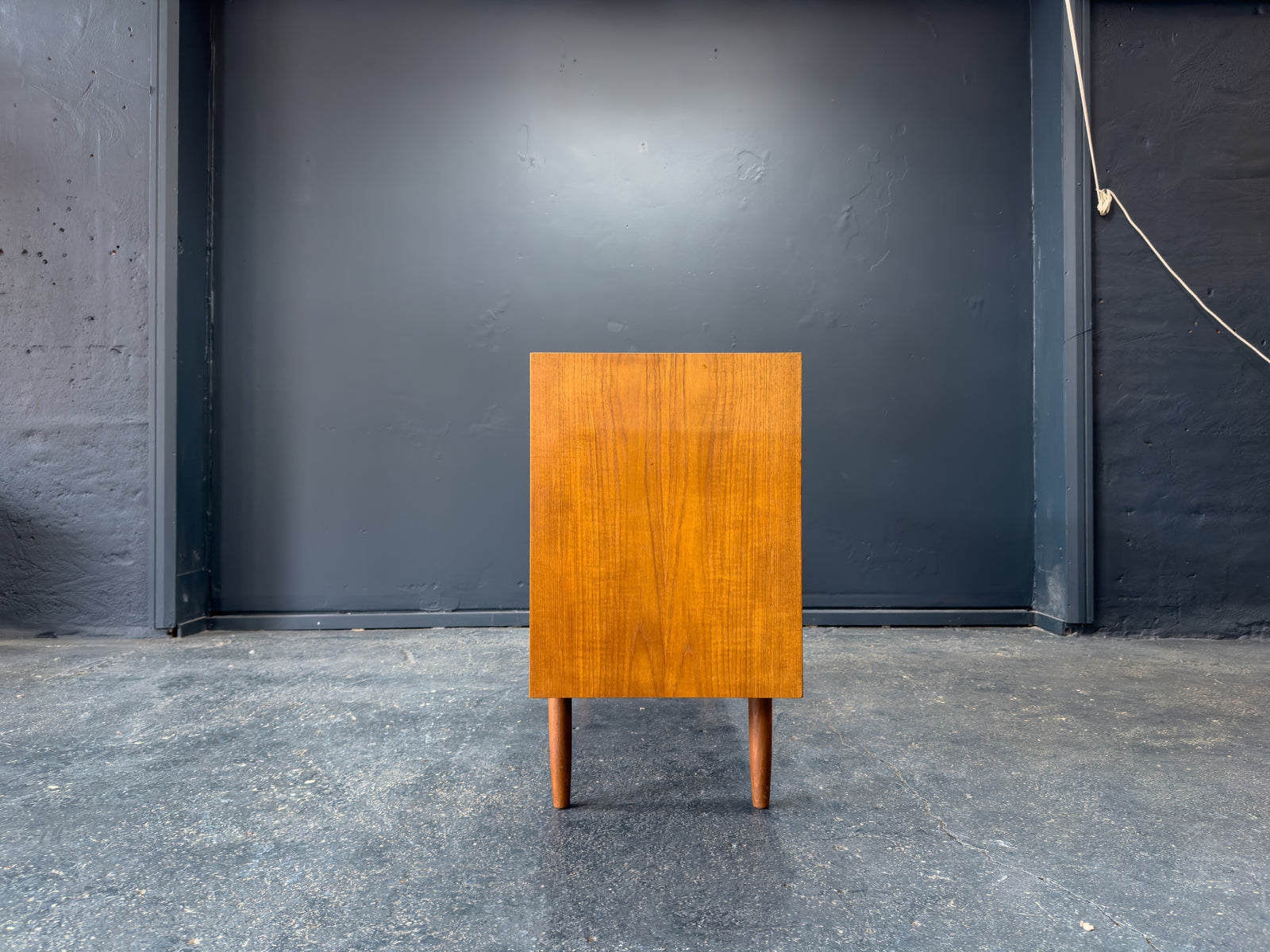 Medium Teak Sideboard with Sliding Doors