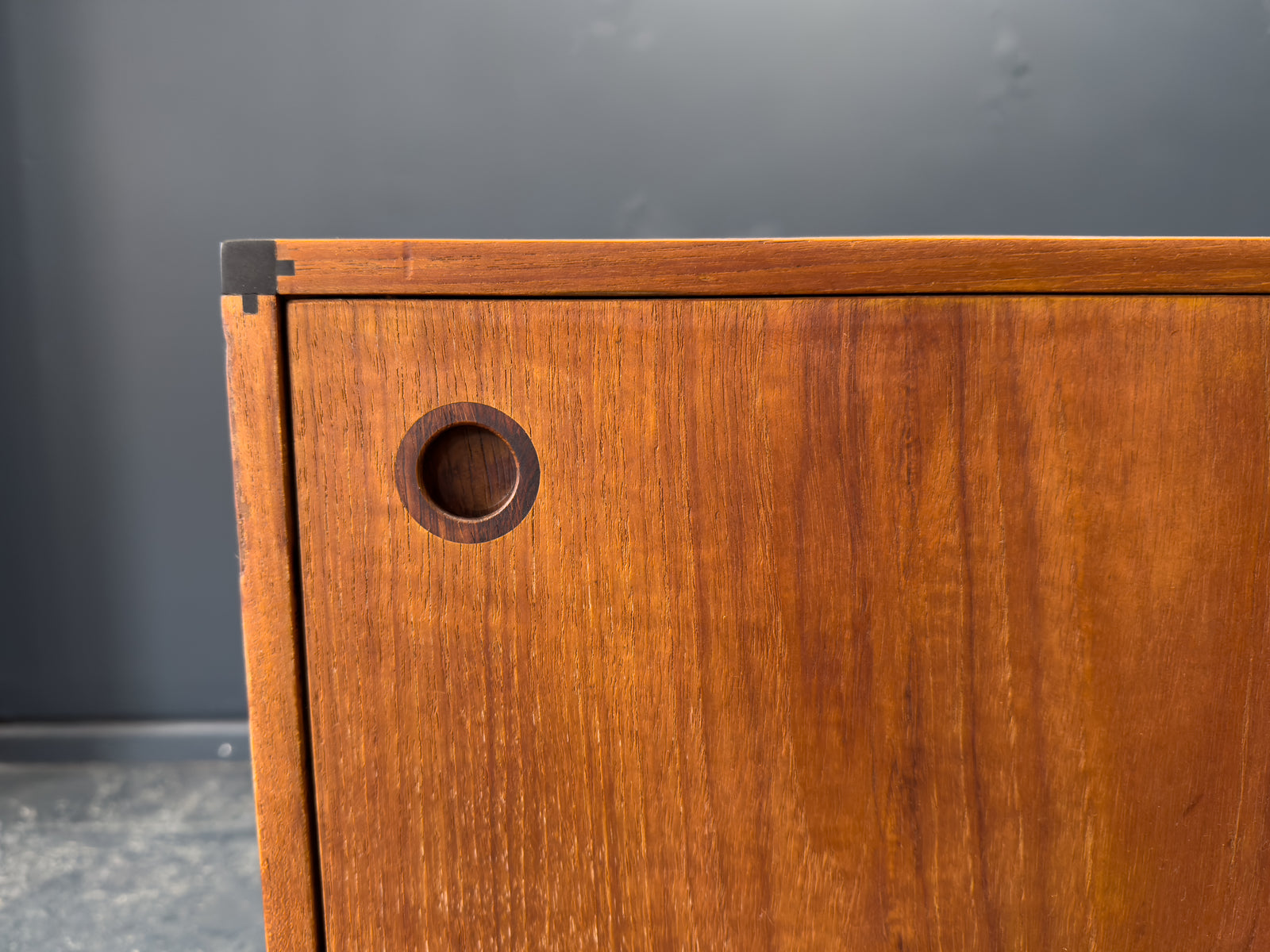 Aksel Kjersgaard Teak Sideboard with Metal Legs