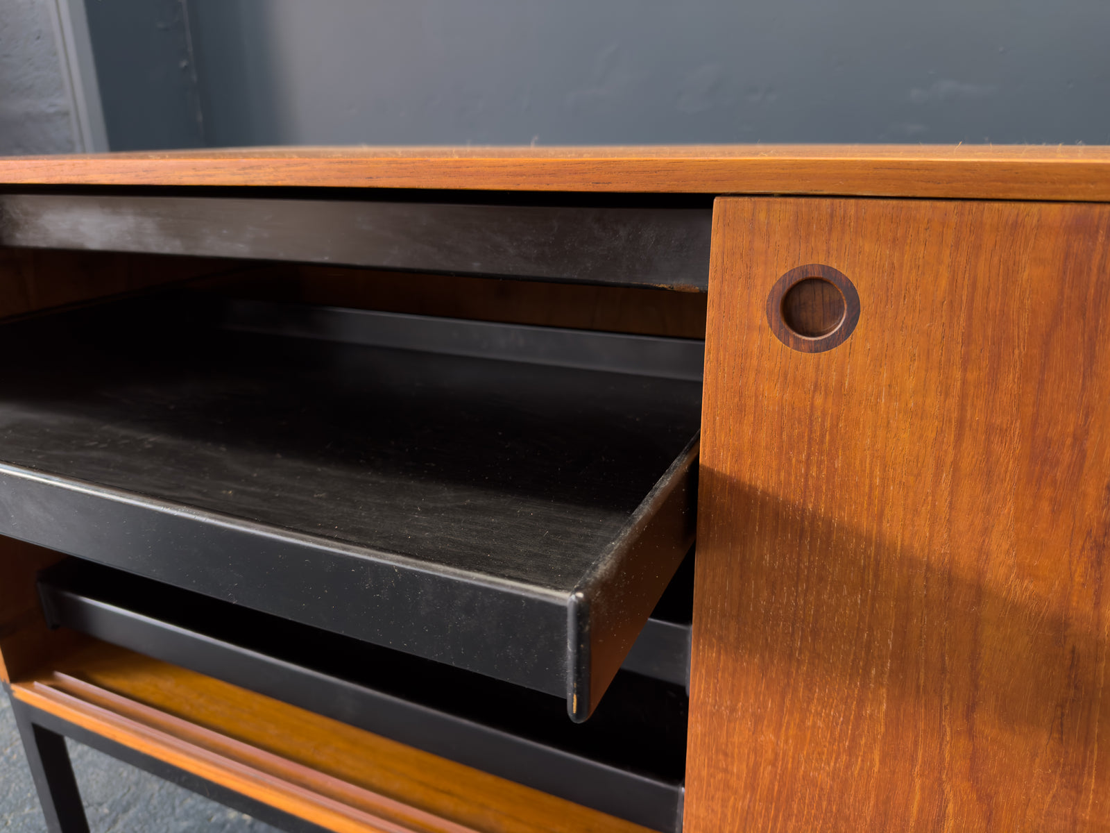Aksel Kjersgaard Teak Sideboard with Metal Legs