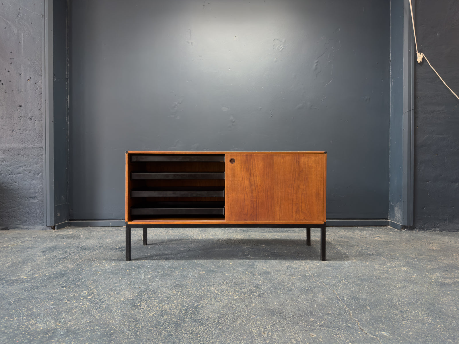 Aksel Kjersgaard Teak Sideboard with Metal Legs