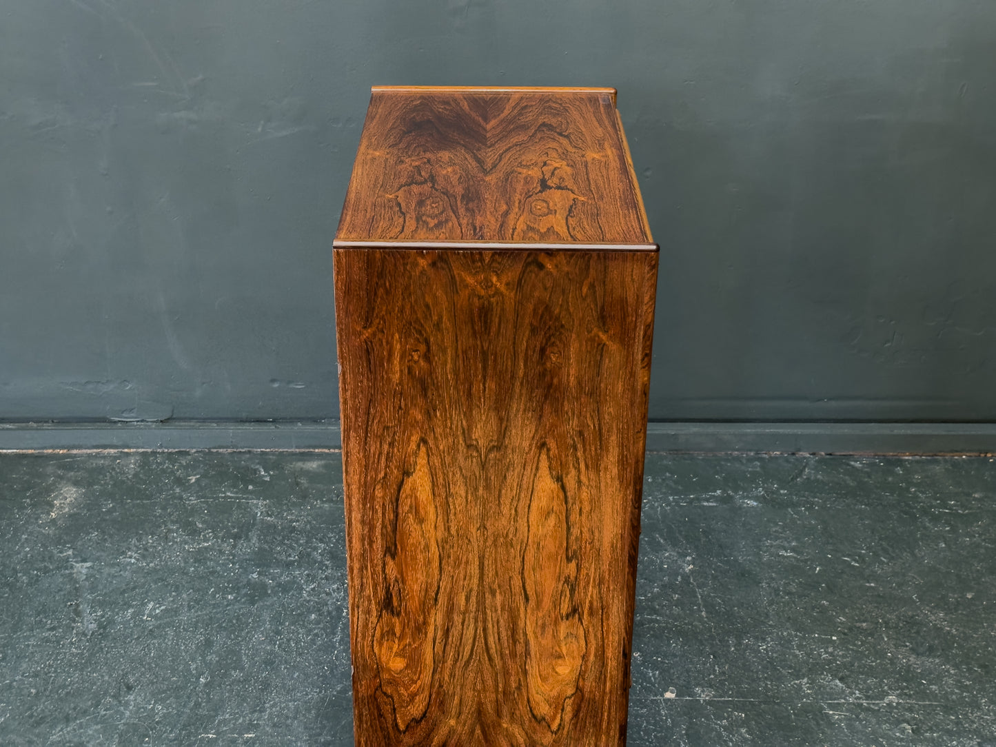 Rosewood Tallboy with 6 Drawers