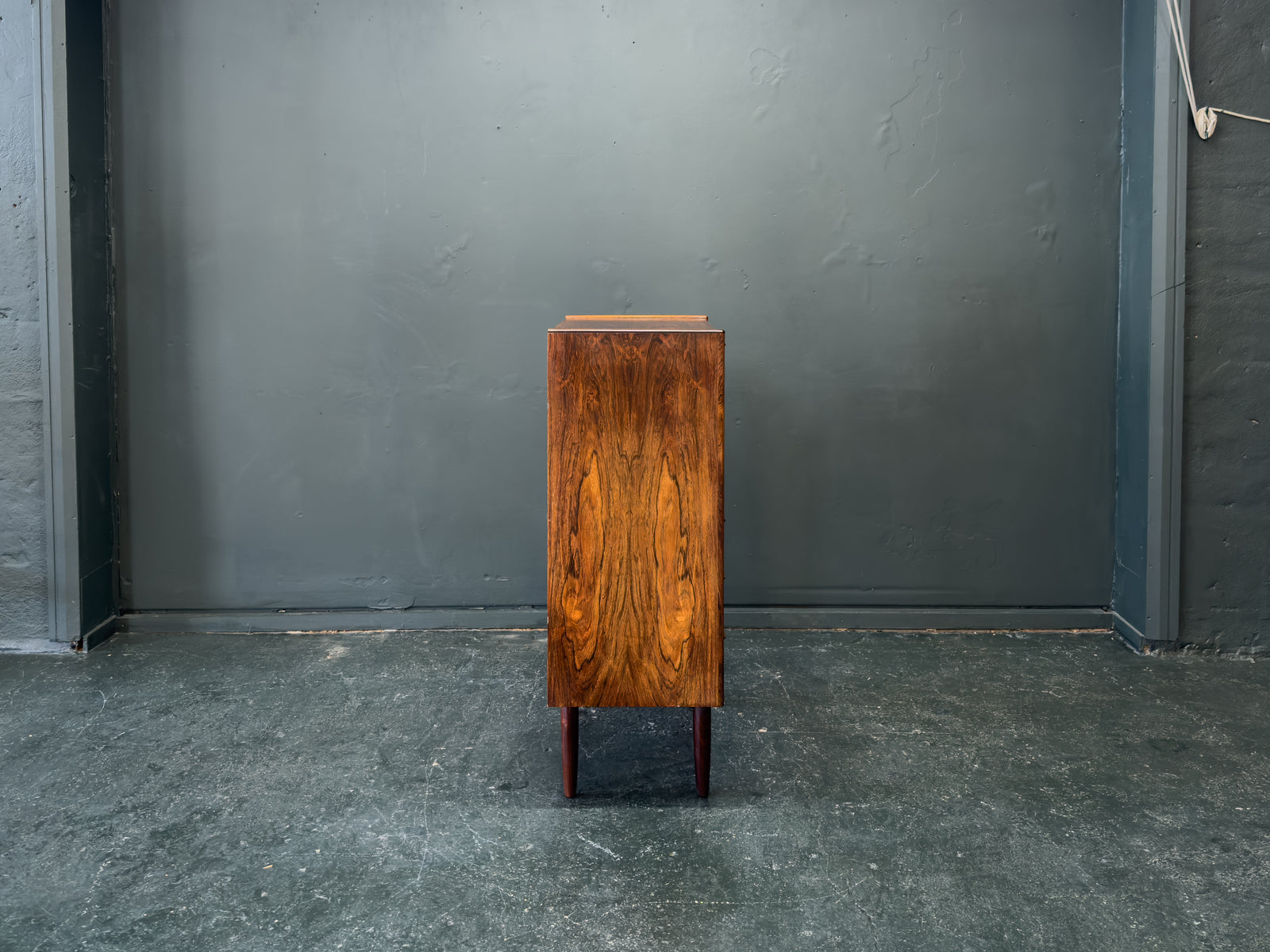 Rosewood Tallboy with 6 Drawers