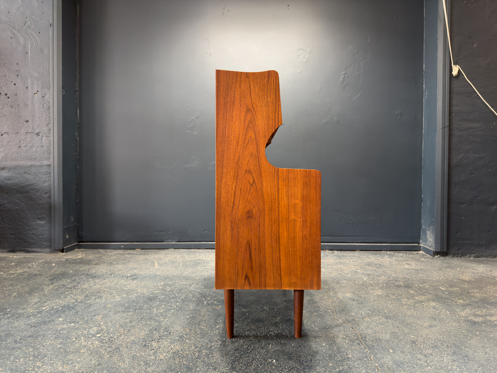 Teak Bureau with Writing Desk