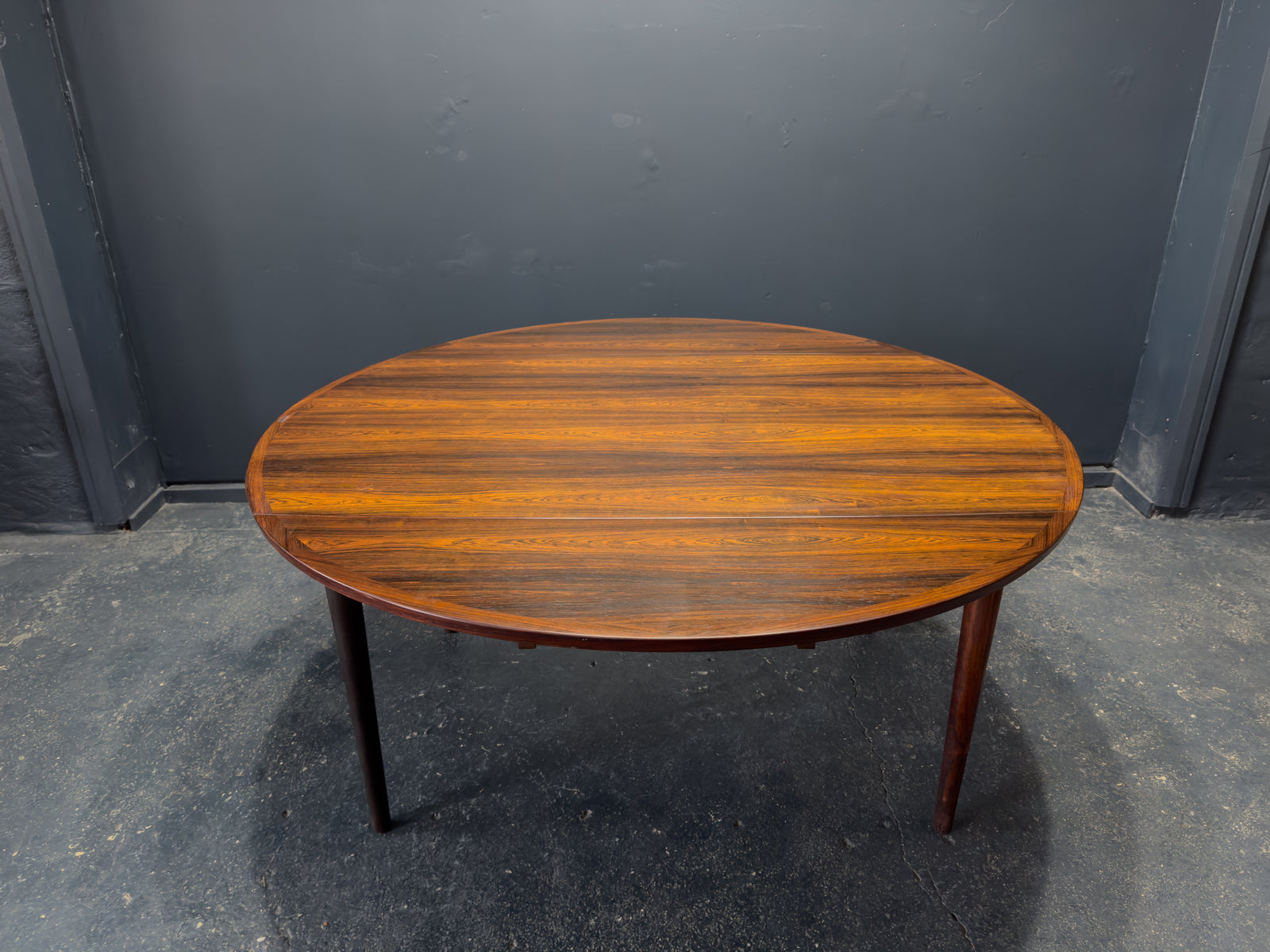 Extending Round Rosewood Dining Table