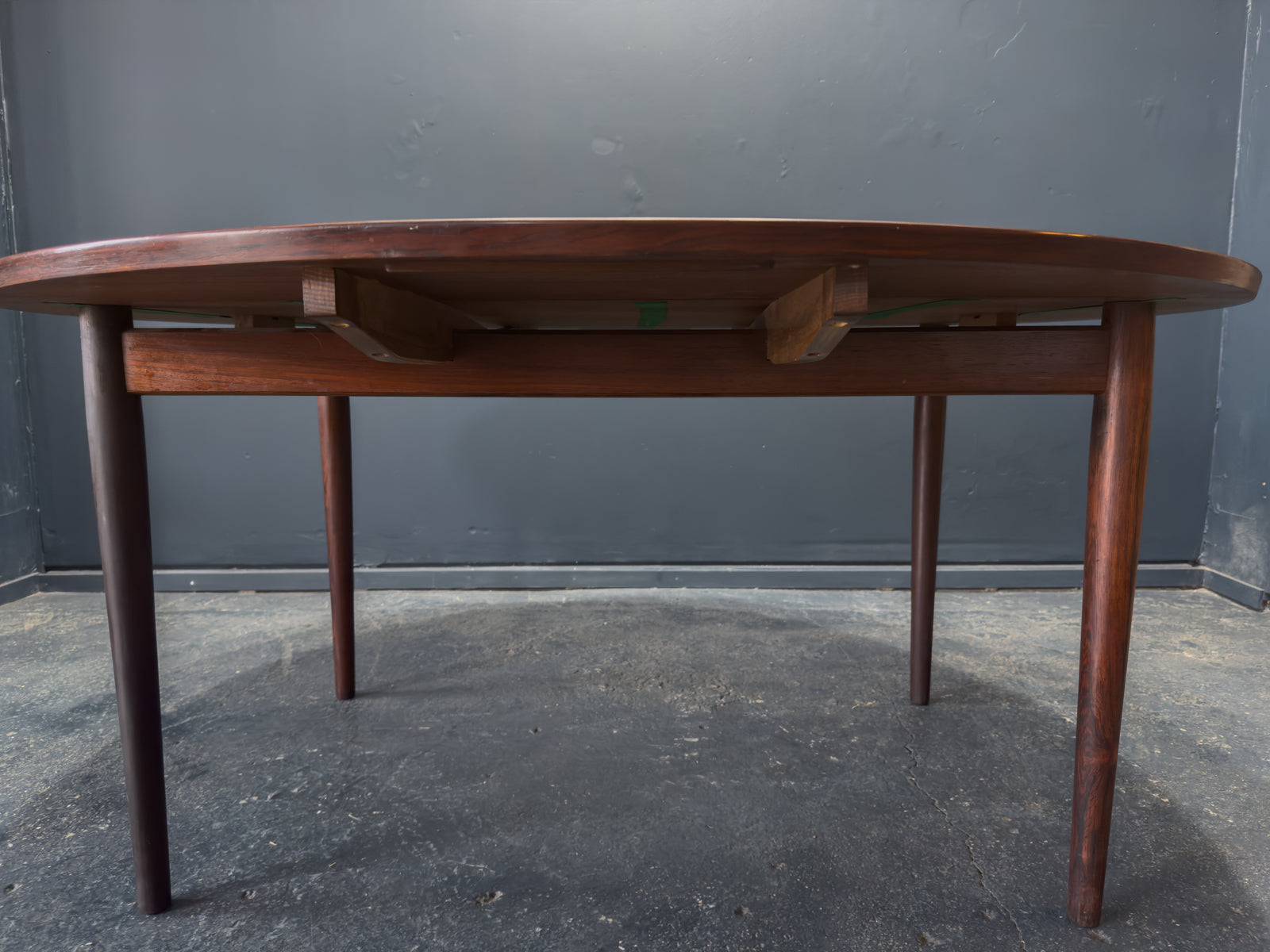 Extending Round Rosewood Dining Table