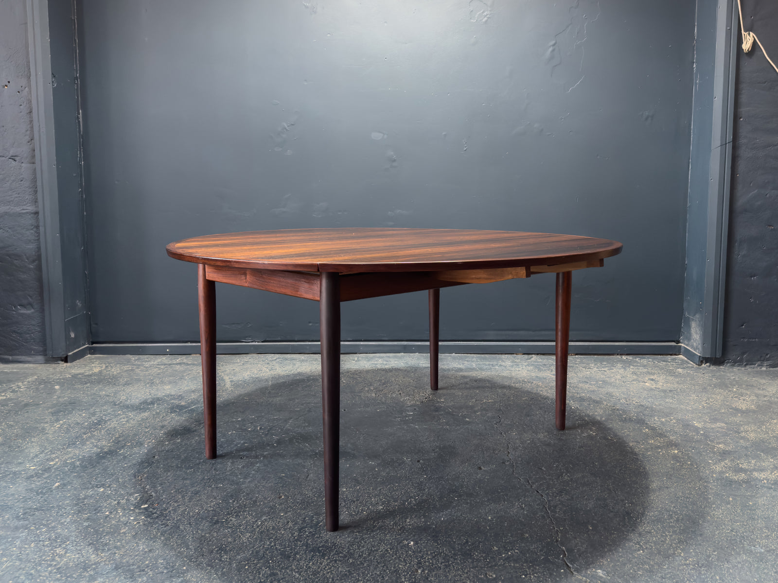 Extending Round Rosewood Dining Table