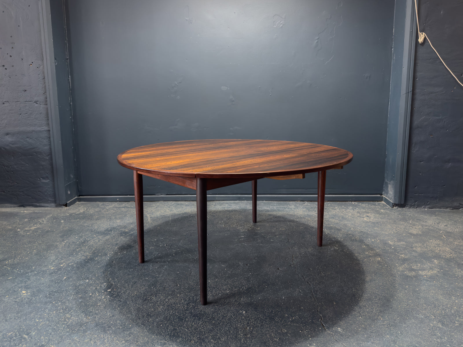 Extending Round Rosewood Dining Table