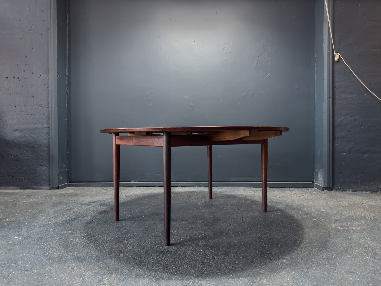 Extending Round Rosewood Dining Table