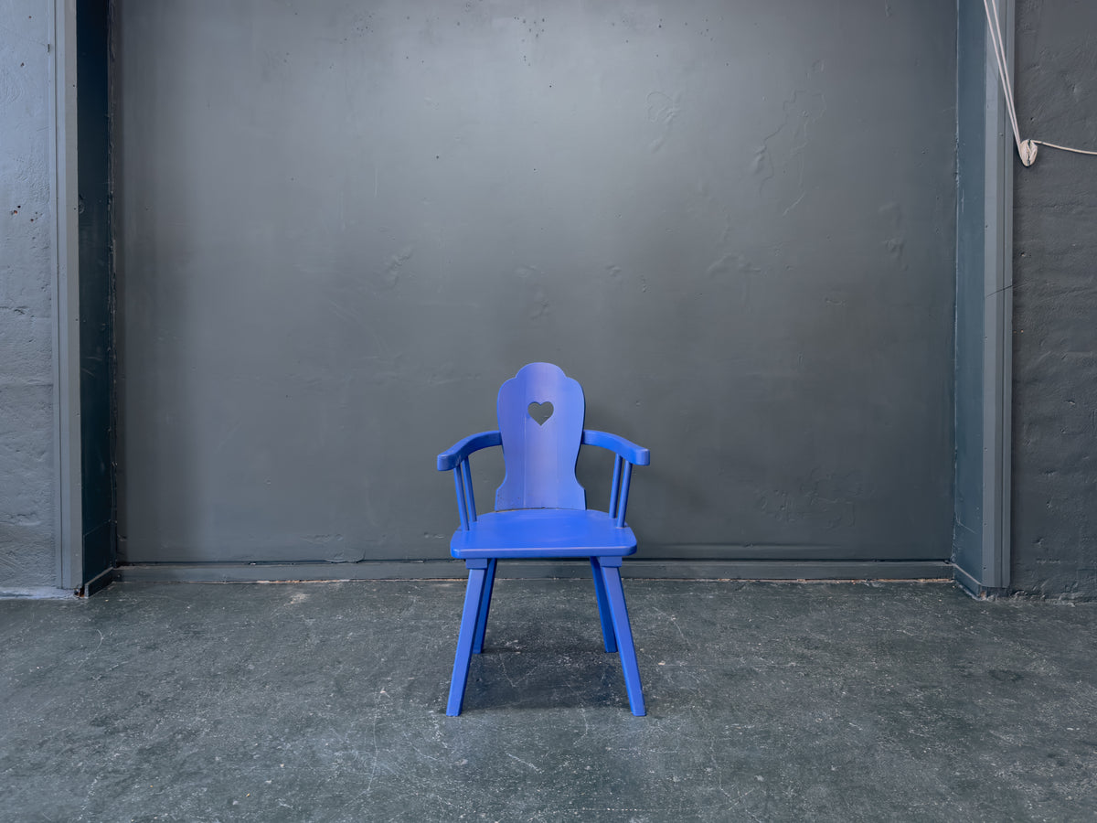 Blue Painted Chair