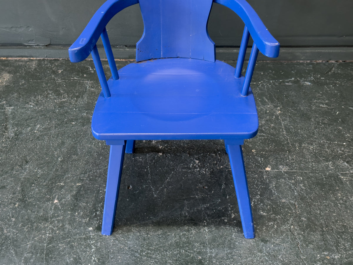 Blue Painted Chair