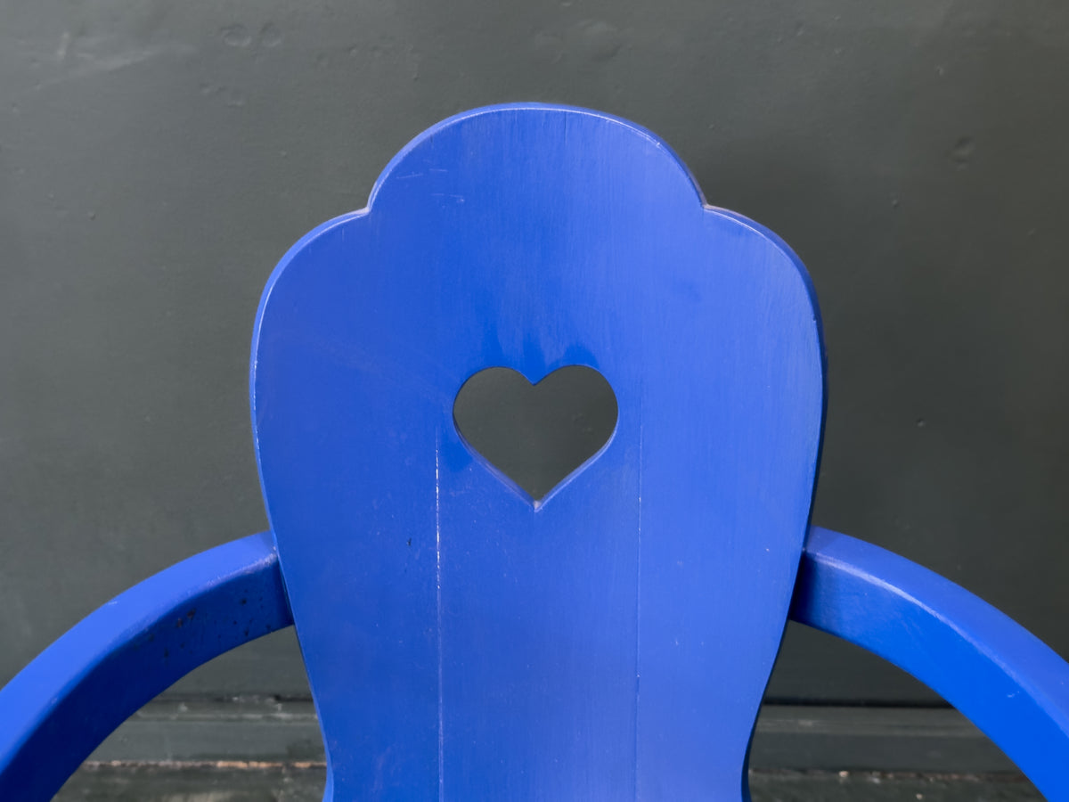 Blue Painted Chair
