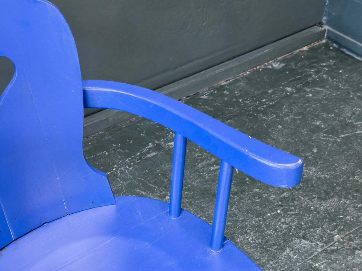 Blue Painted Chair