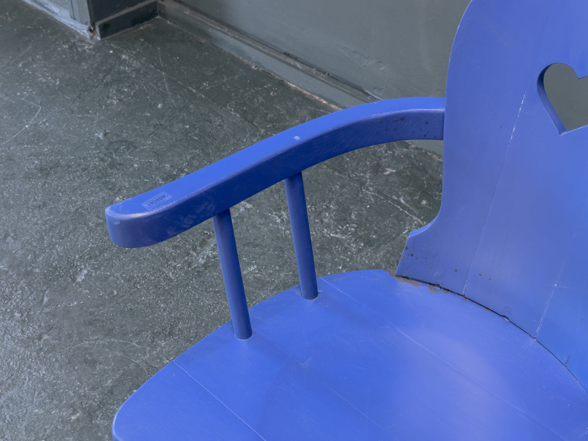 Blue Painted Chair