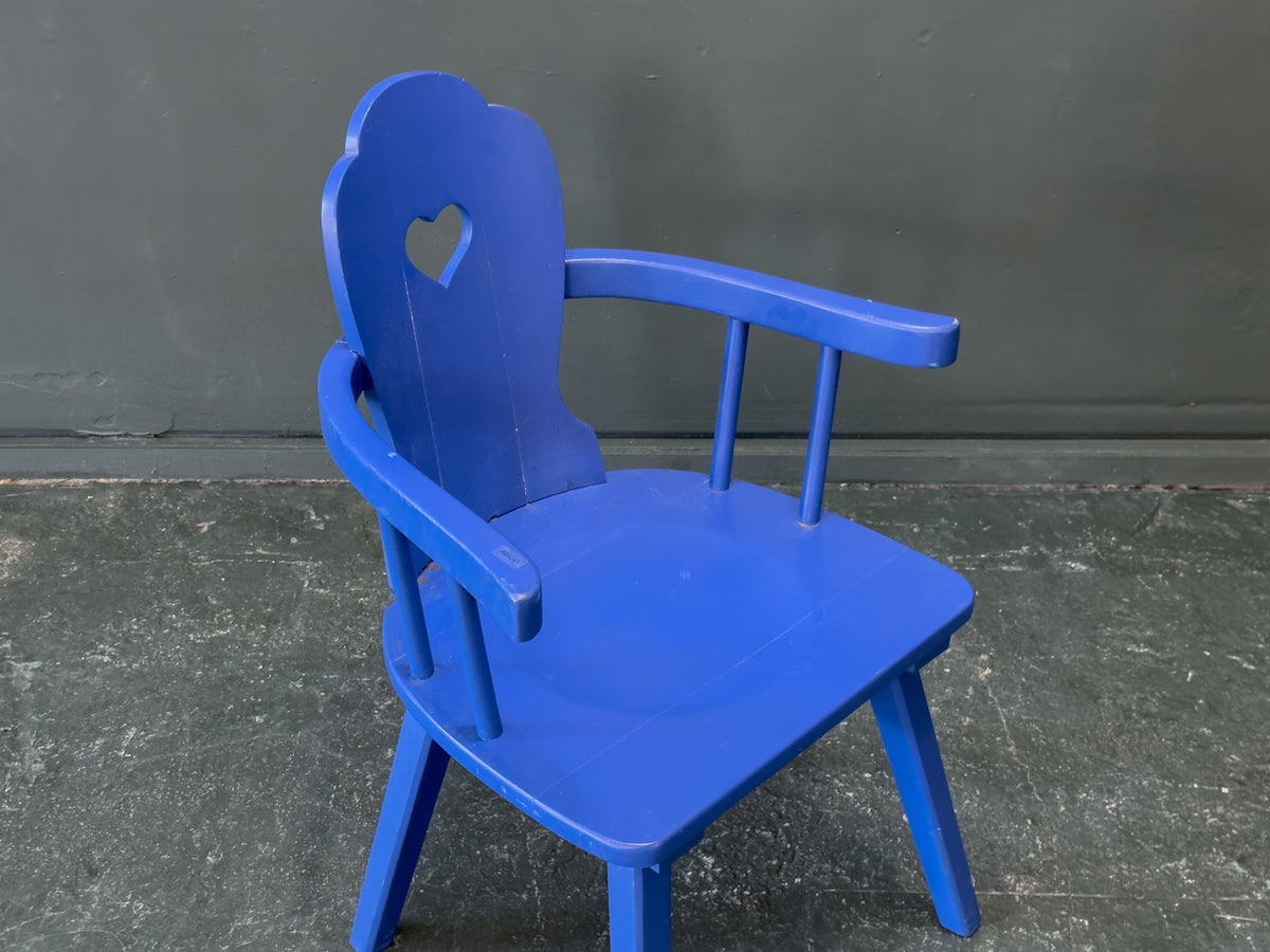 Blue Painted Chair