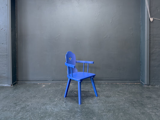 Blue Painted Chair