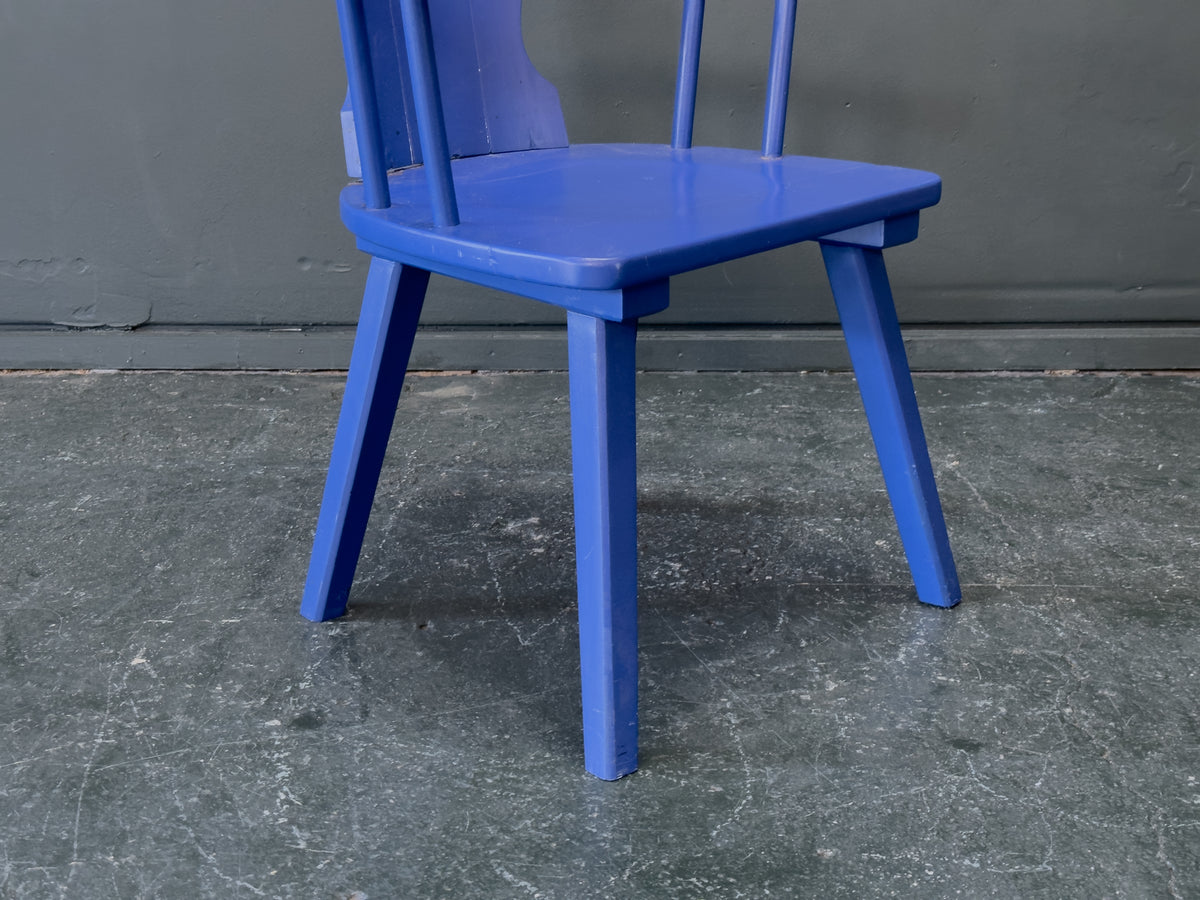 Blue Painted Chair