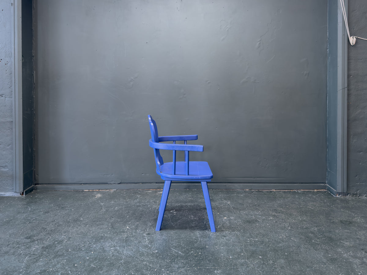 Blue Painted Chair
