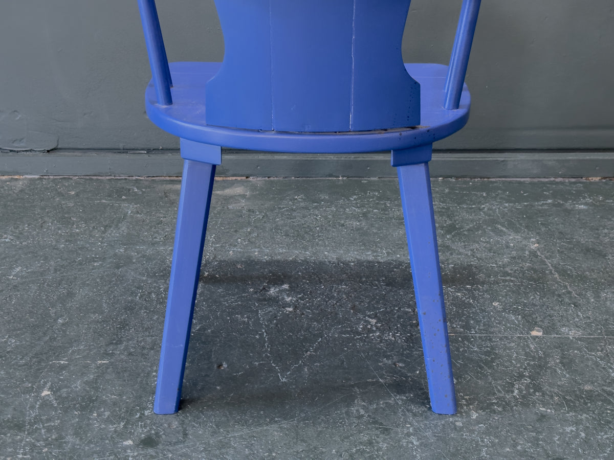 Blue Painted Chair