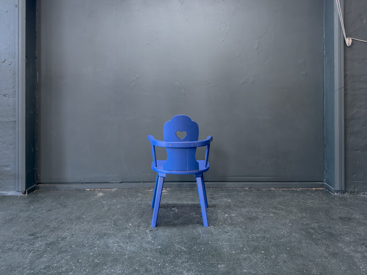 Blue Painted Chair