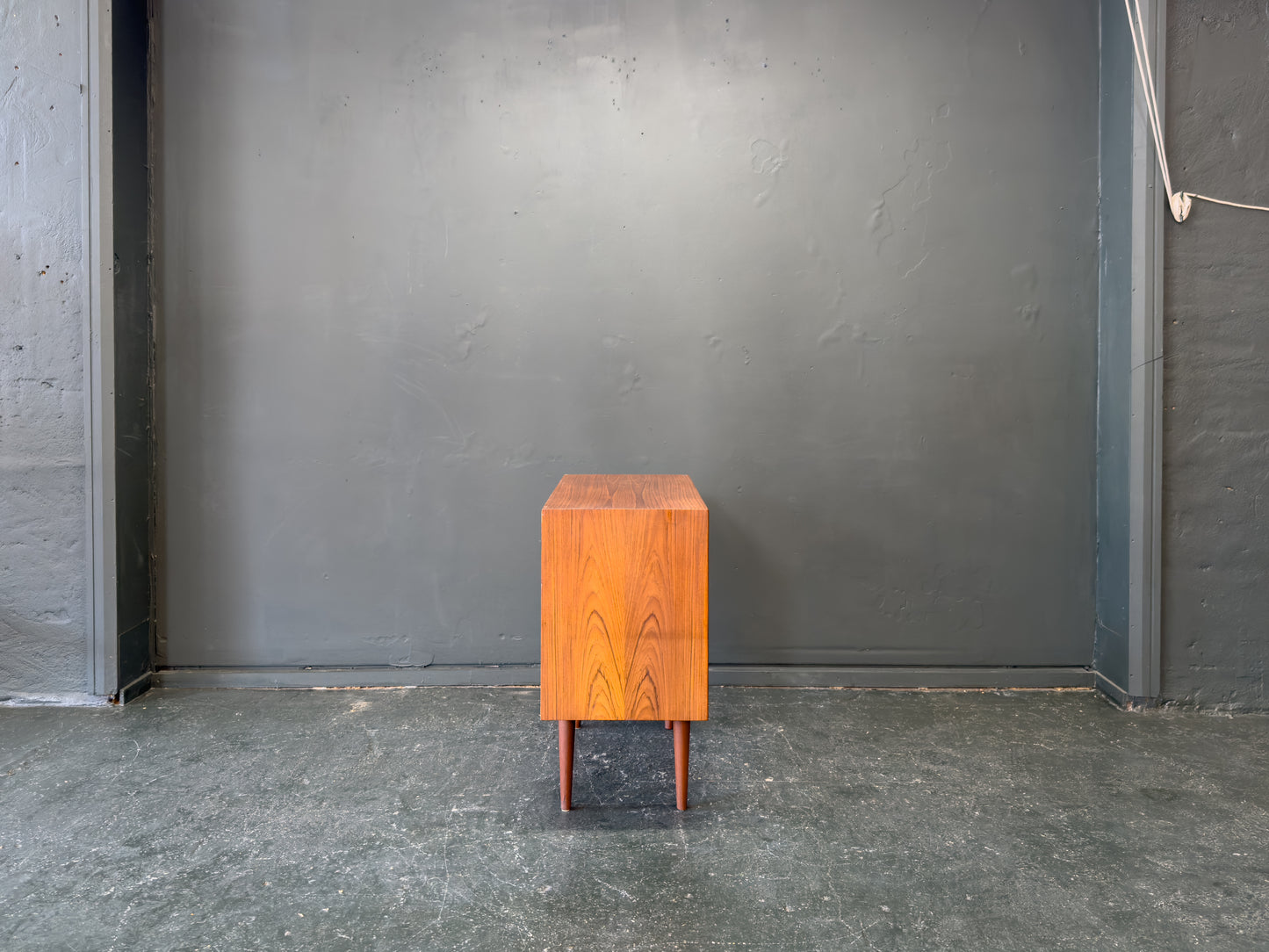 Kai Kristiansen Small Teak Tambour Sideboard