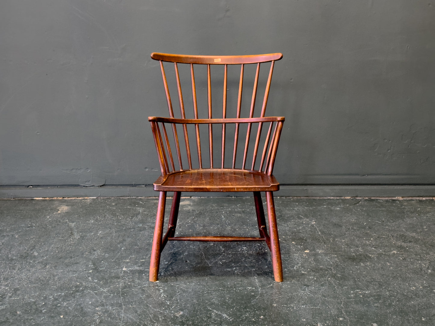 Windsor chair by Ove Boldt Model 1638 made by Fritz Hansen