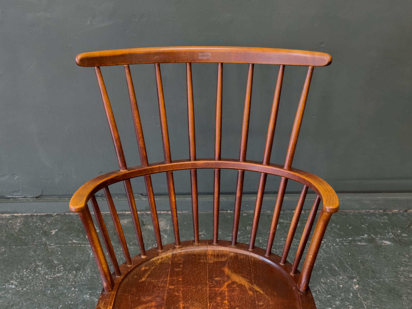 Windsor chair by Ove Boldt Model 1638 made by Fritz Hansen