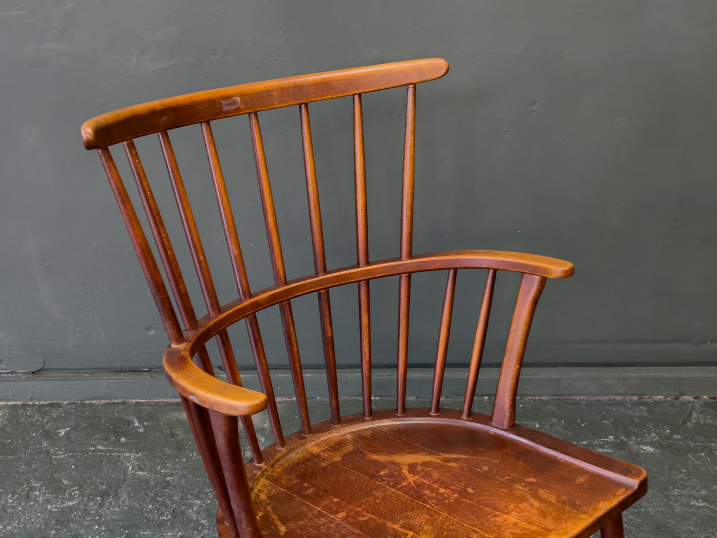 Windsor chair by Ove Boldt Model 1638 made by Fritz Hansen