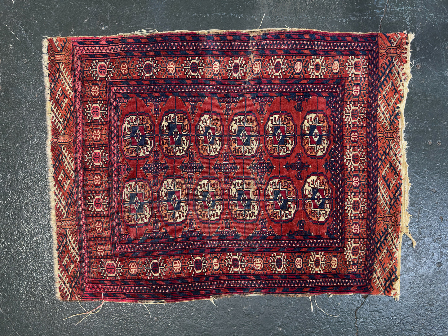Small Woven Geometric Rug