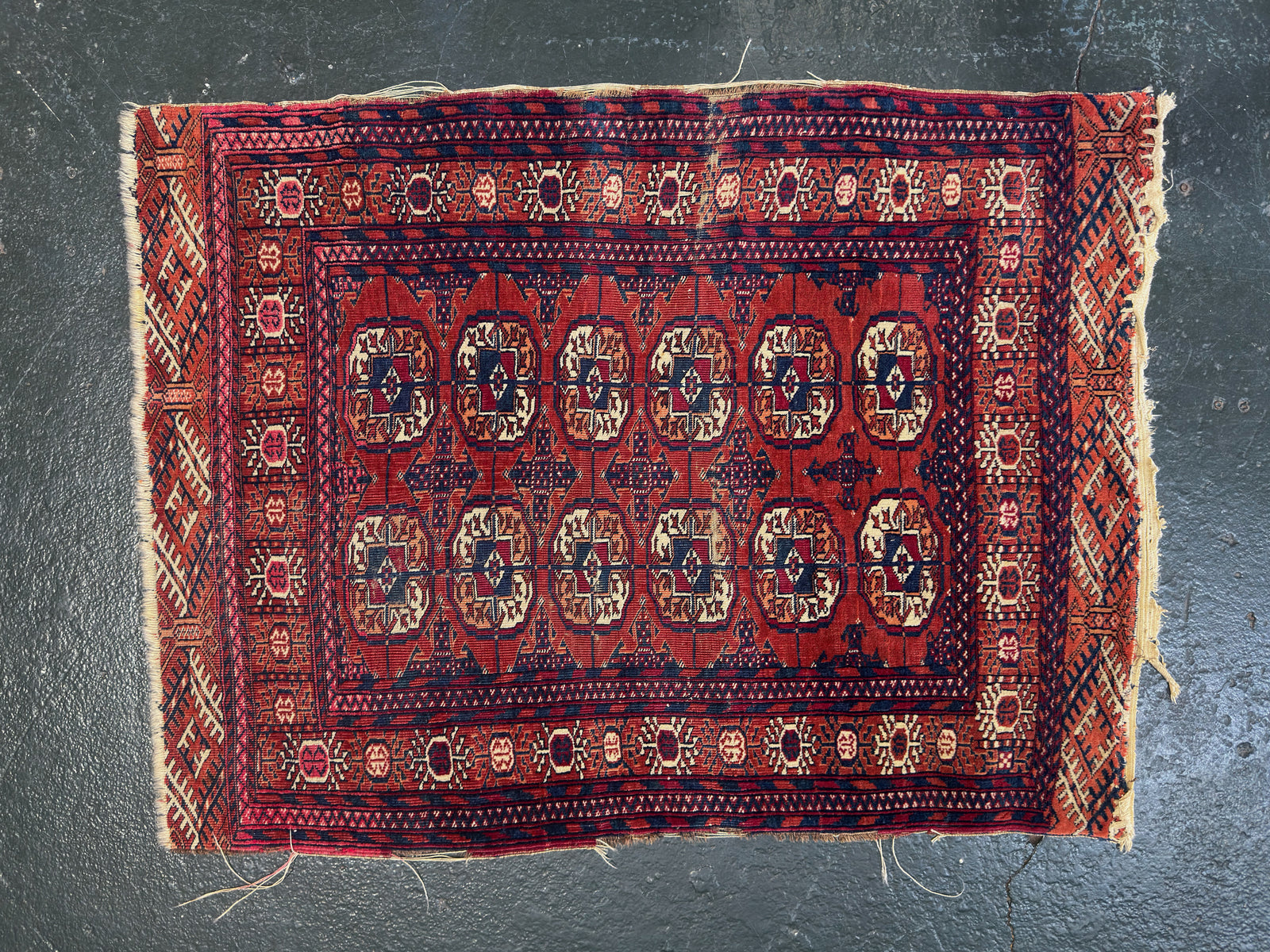 Small Woven Geometric Rug