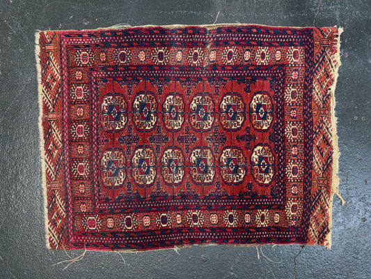 Small Woven Geometric Rug