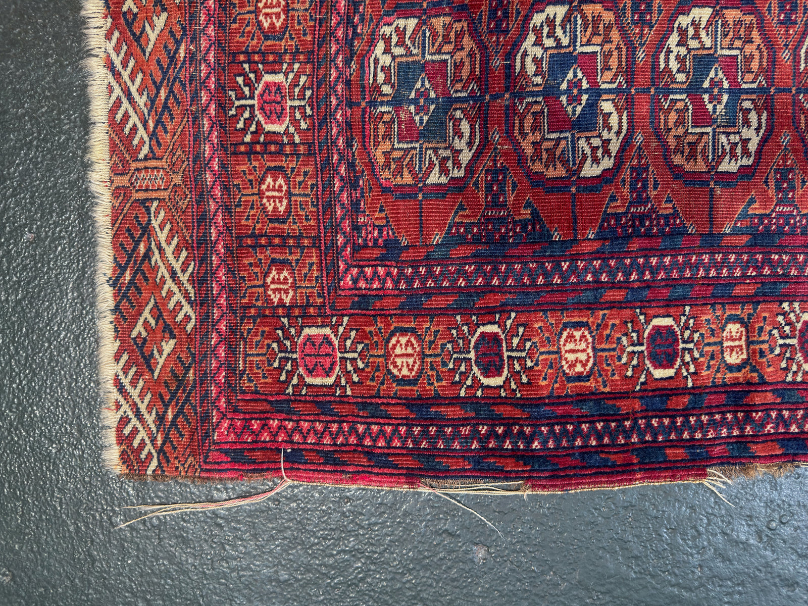 Small Woven Geometric Rug