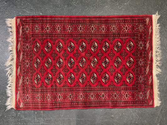 Large Red and Cream Rug