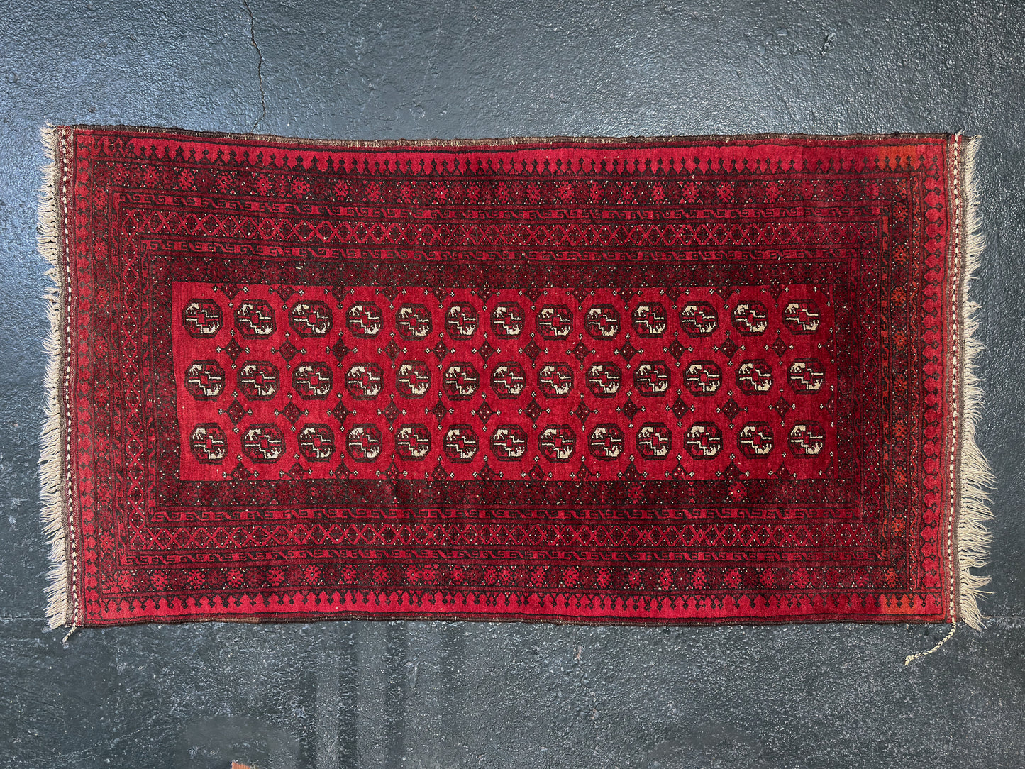 Slim Large Red Rug