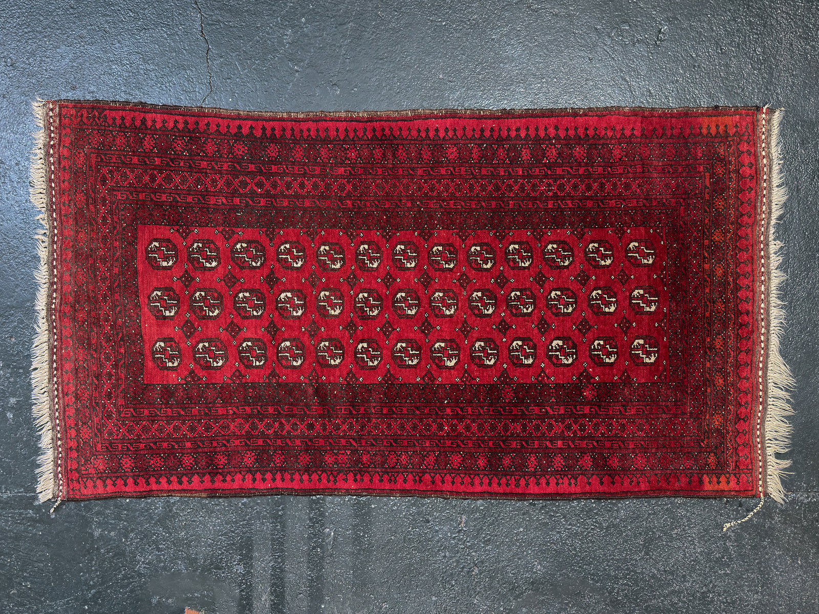 Slim Large Red Rug