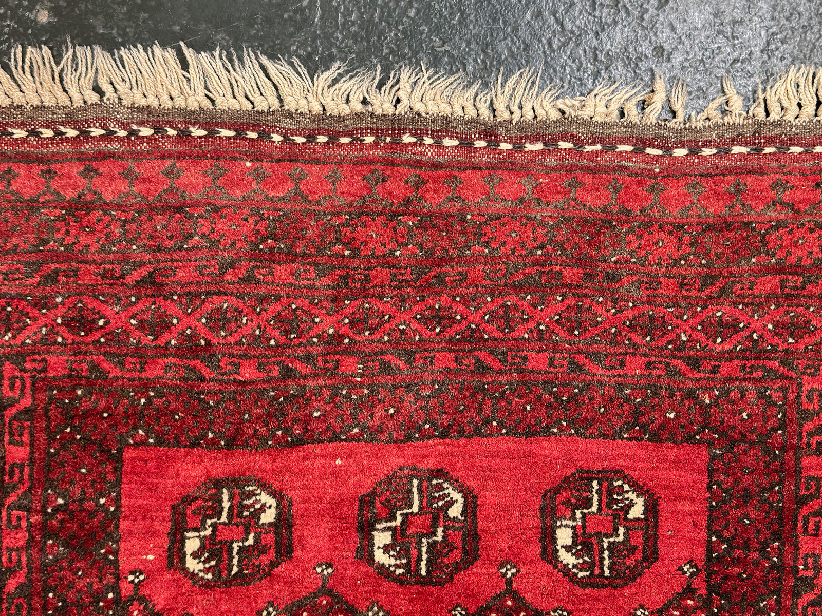 Slim Large Red Rug
