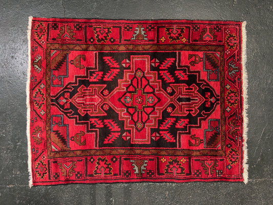 Red and Black Rug