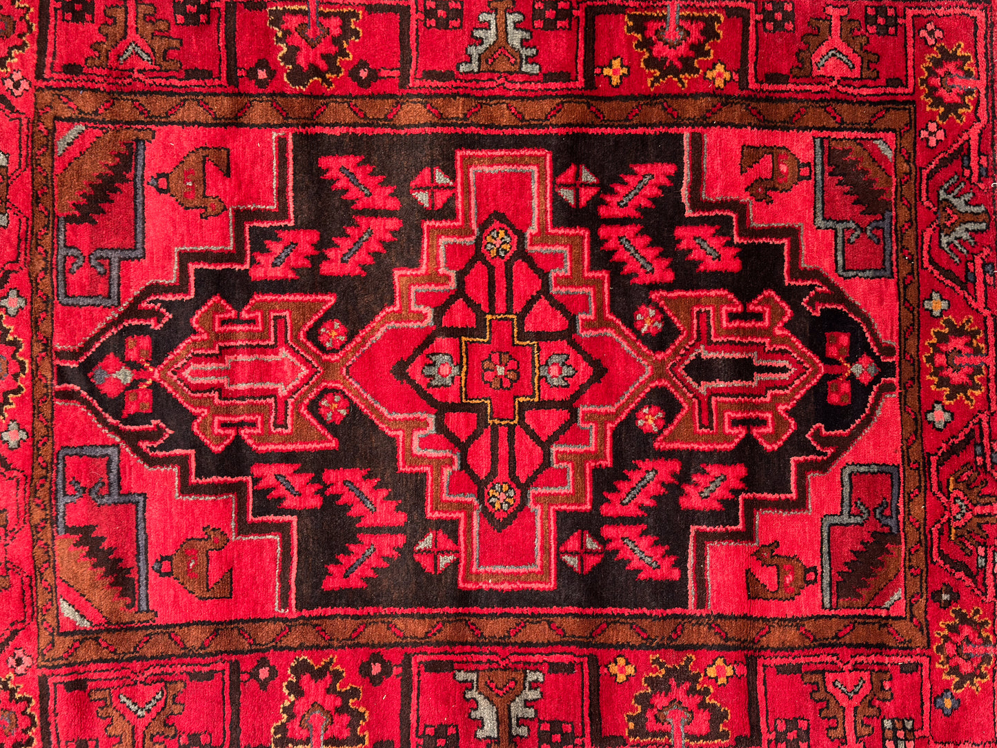 Red and Black Rug