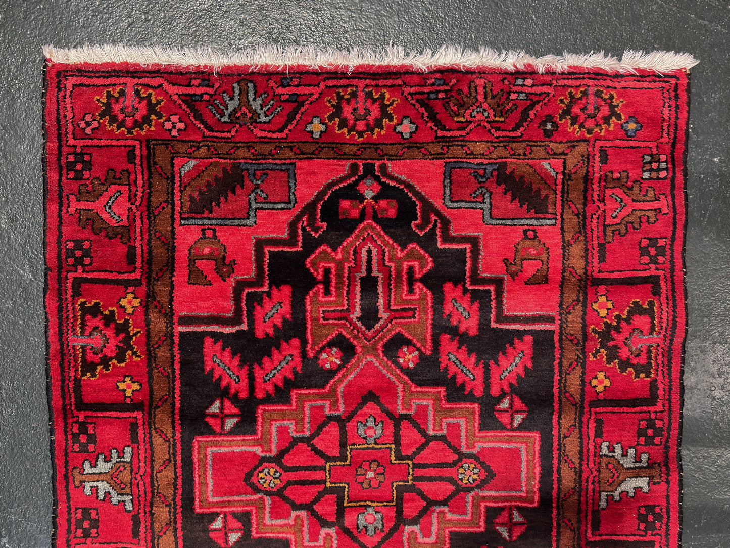 Red and Black Rug
