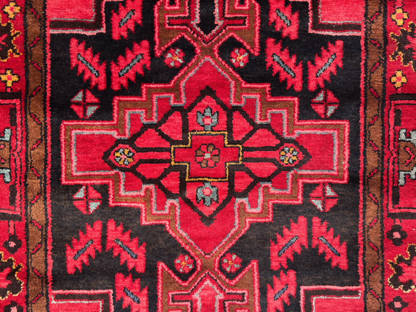Red and Black Rug
