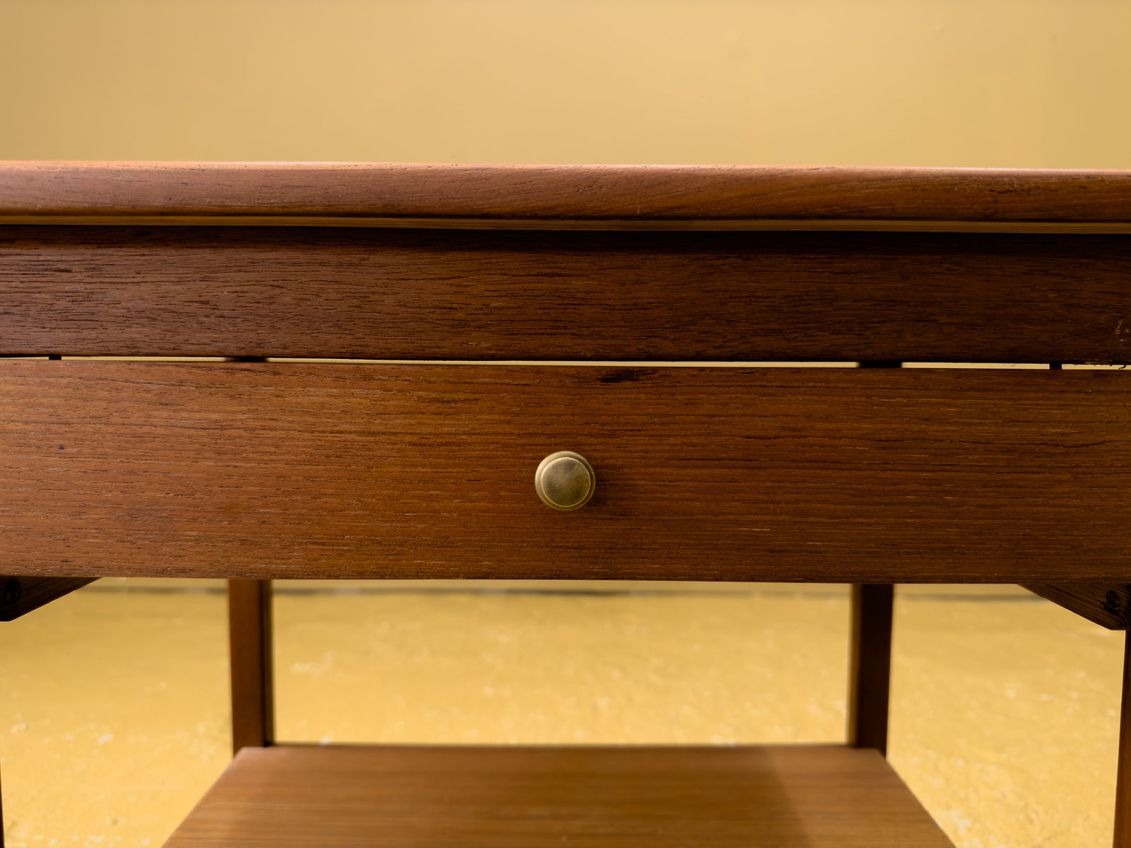 Pair of teak bedside cabinets