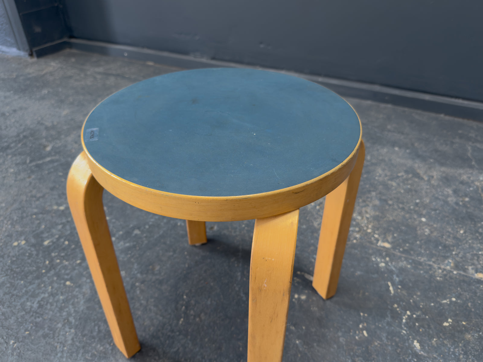 Alvar Aalto Teal Stool 60