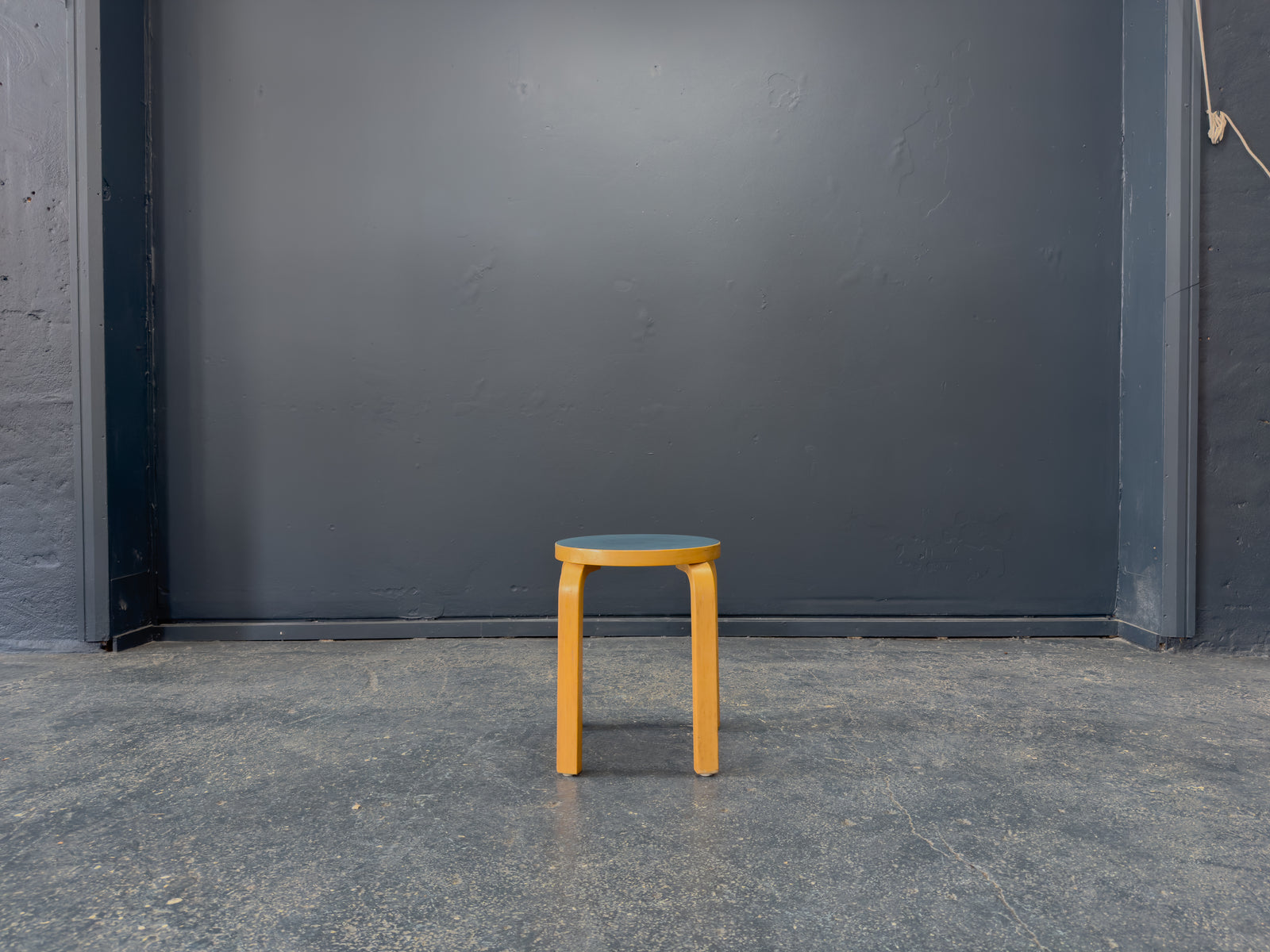 Alvar Aalto Teal Stool 60