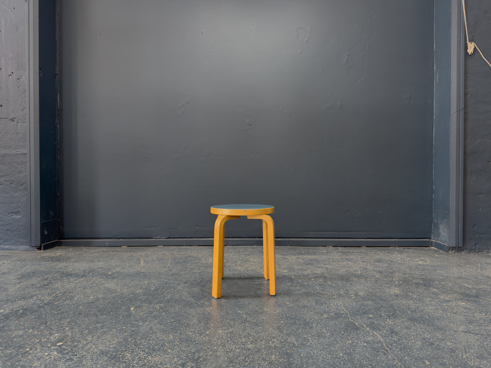 Alvar Aalto Teal Stool 60