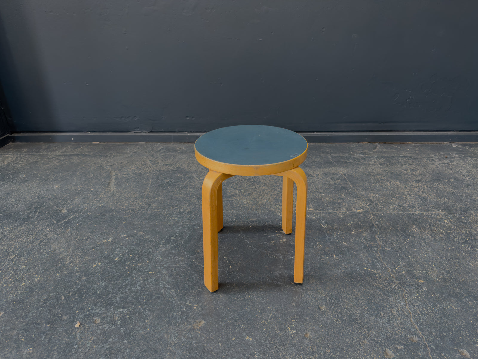 Alvar Aalto Teal Stool 60